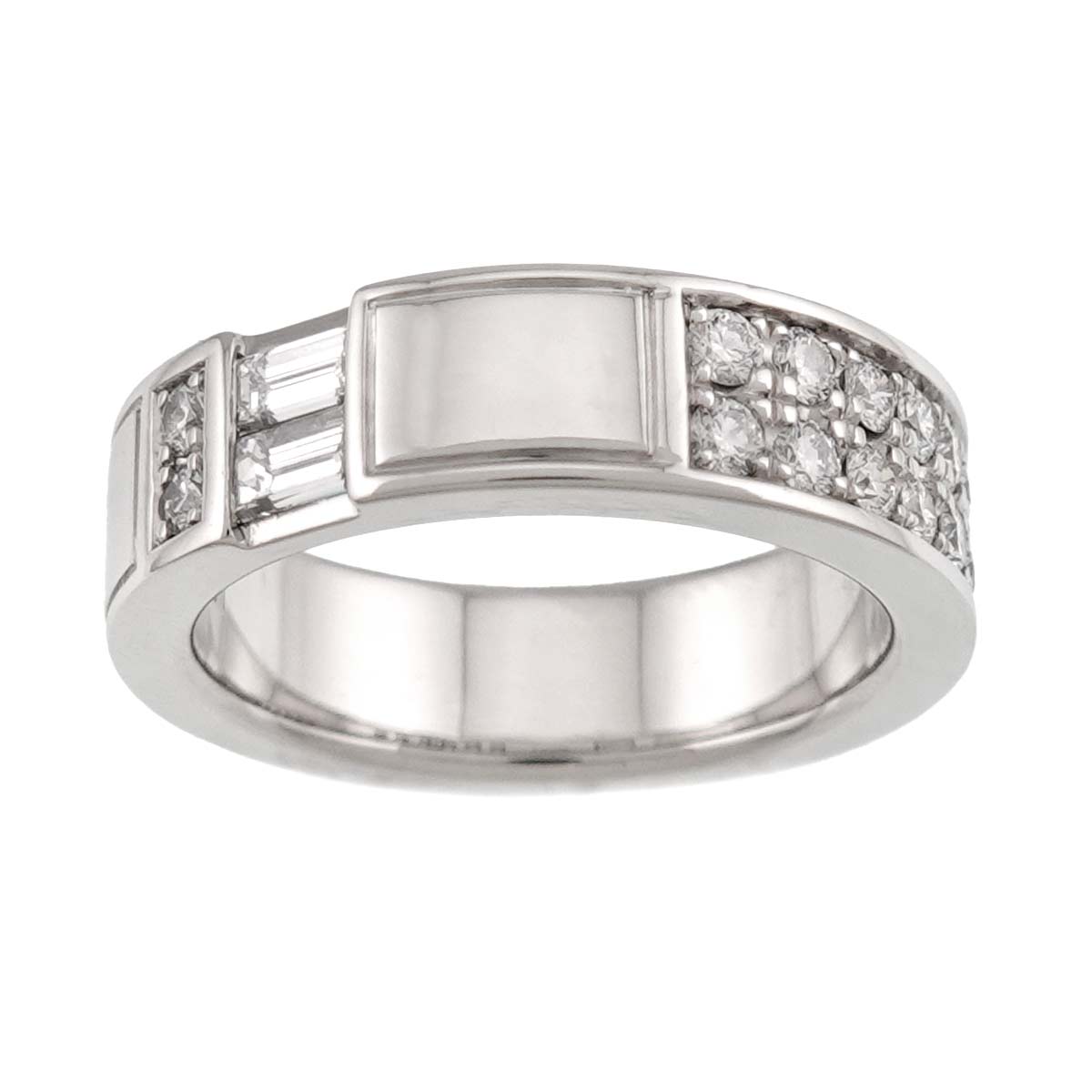 Traffic Diamond Ring Pt Platinum size4-4.5(US)