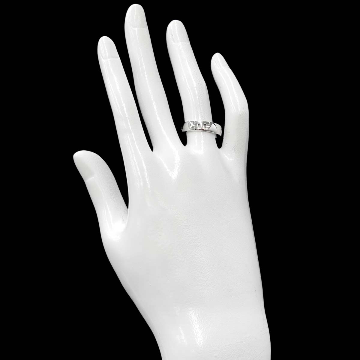 Hercules Ring 18K White Gold 750 Size51 5.5-5.75(US)