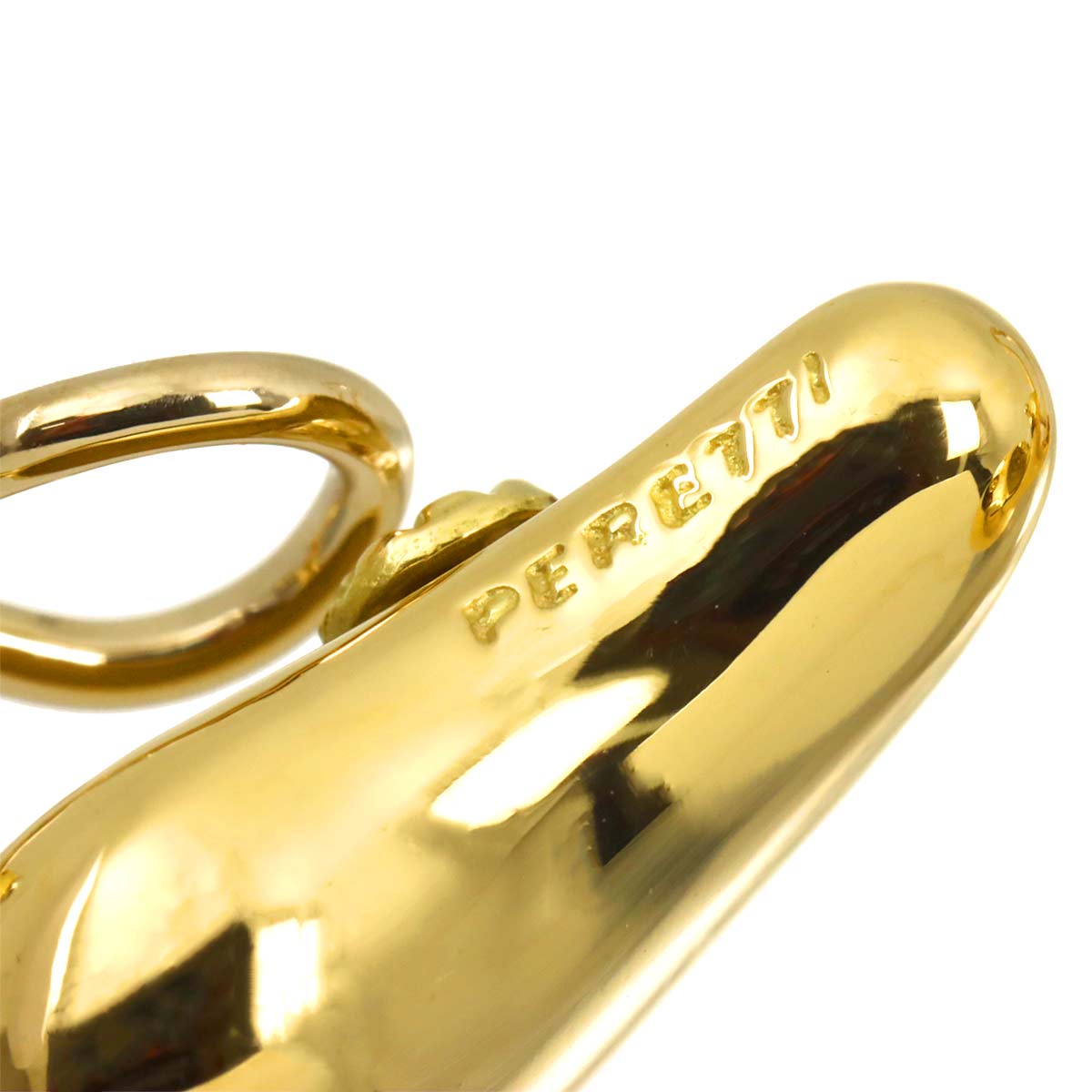 Teardrop Earrings Clip on 18K Yellow Gold 750