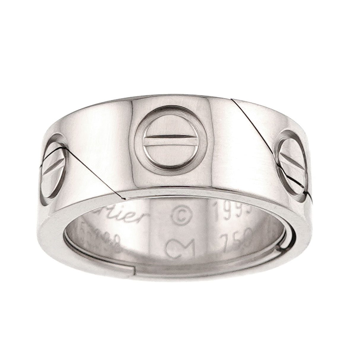 Astro Love Ring 18K White Gold 750 size48 4.5(US)