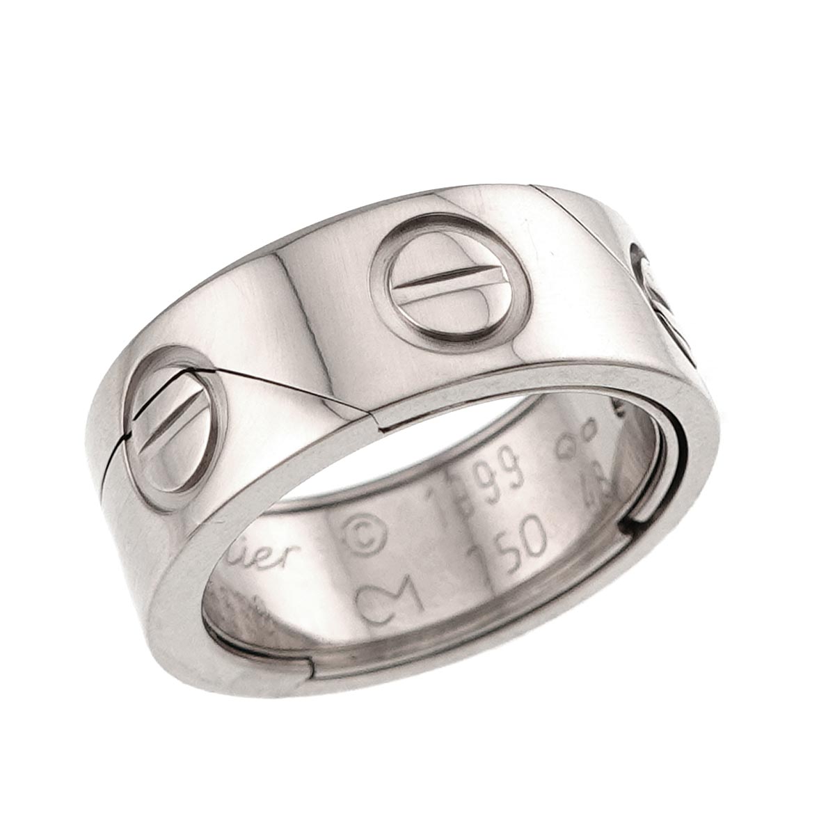 Astro Love Ring 18K White Gold 750 size48 4.5(US)