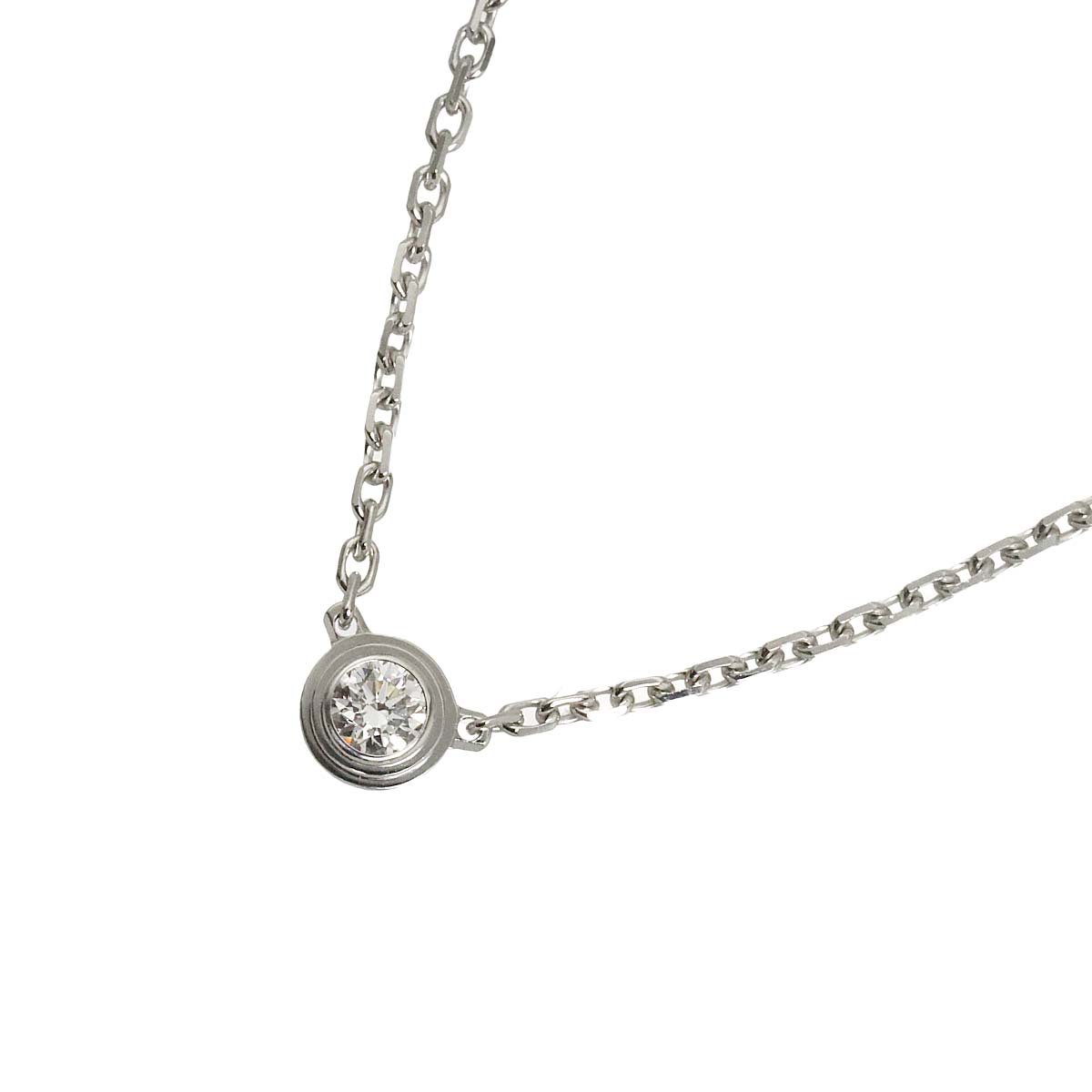 d Amour XS Necklace Diamond Necklace 18K WG 750