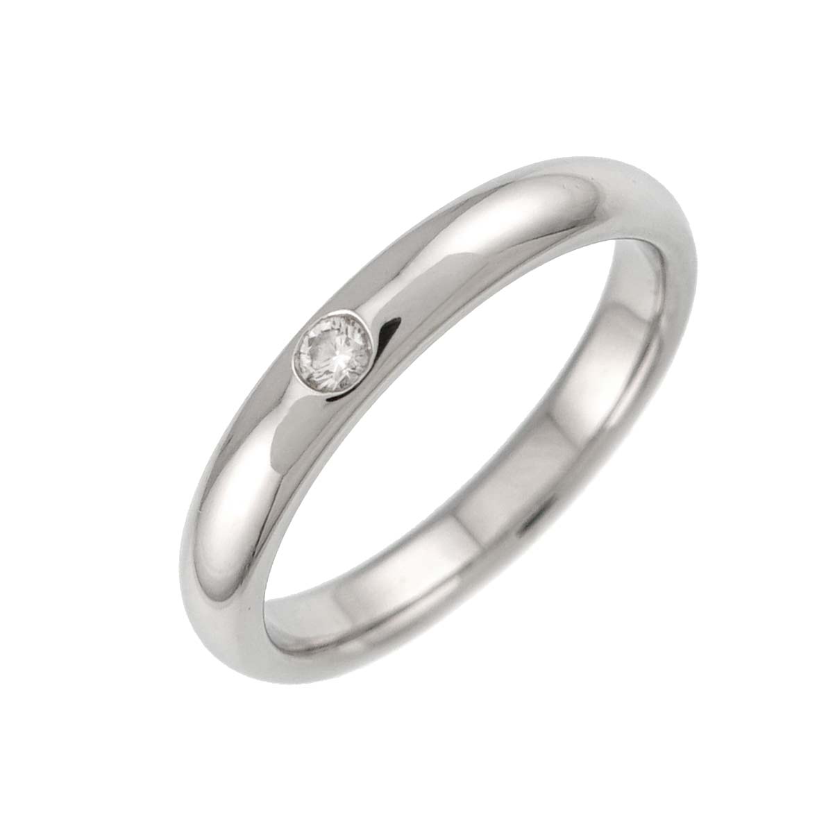 Diamond Ring Pt Platinum size5.25(US)