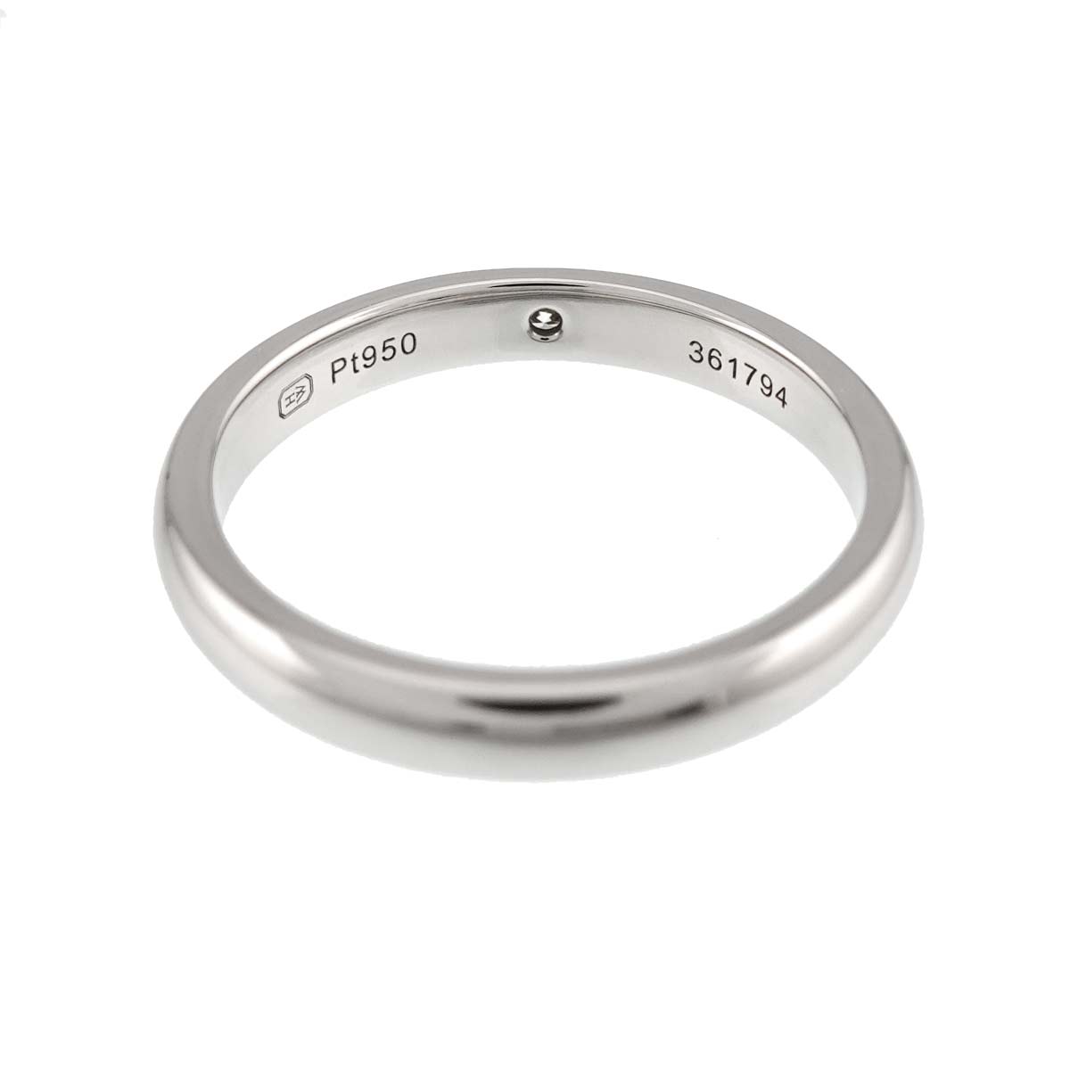 Diamond Ring Pt Platinum size6.75(US)