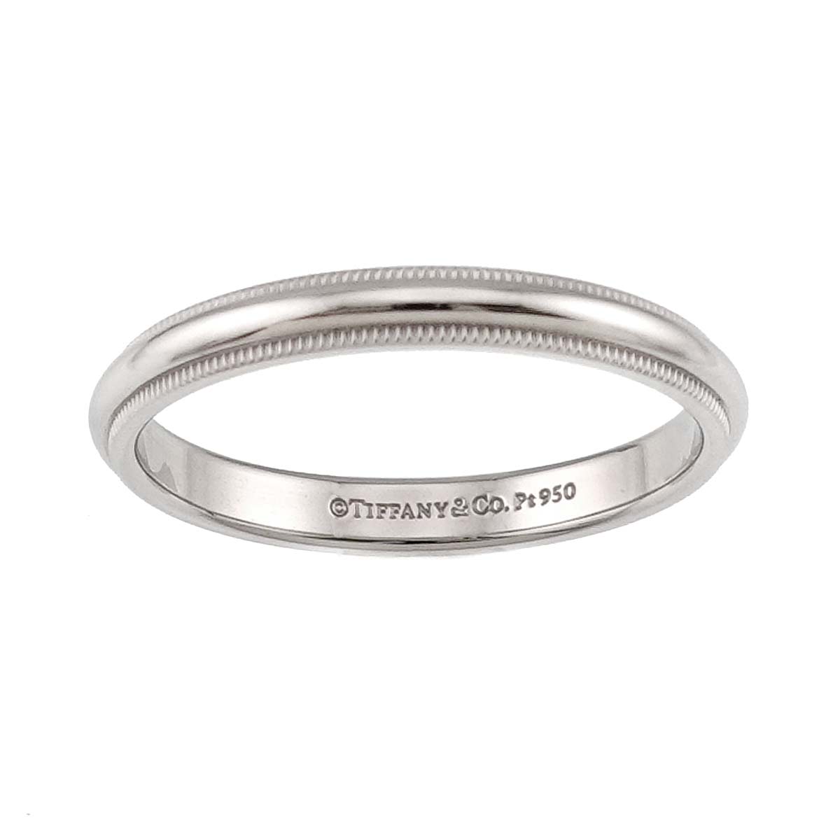 Milgrain Band Ring Pt Platinum Size10.5-10.75(US)