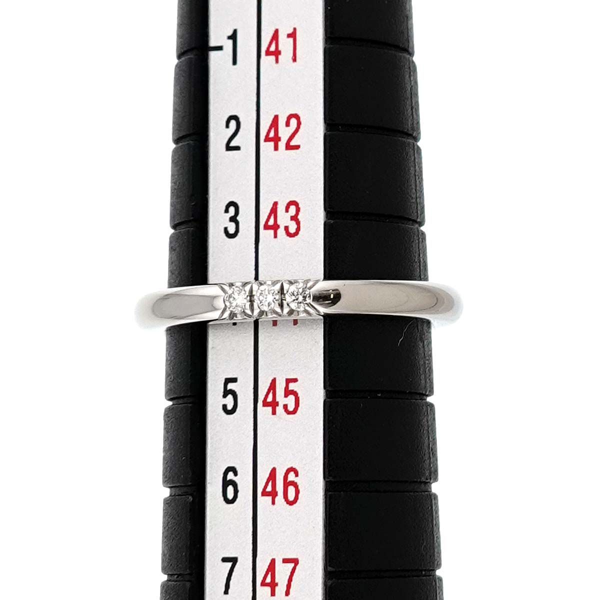 Forever Band Diamond Ring Pt Platinum Size2.75-3(US)