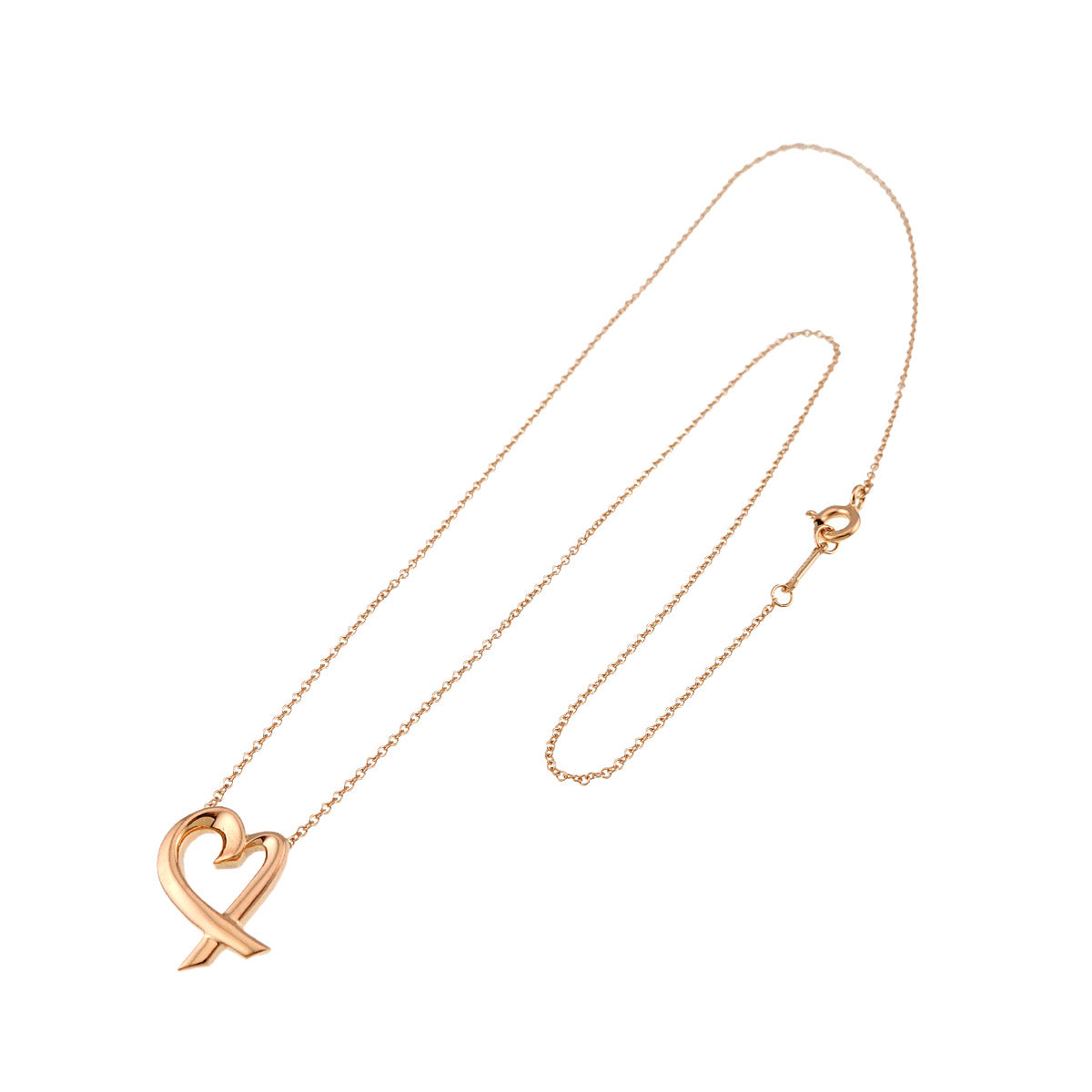 Loving Heart Necklace 18K Pink Gold 750