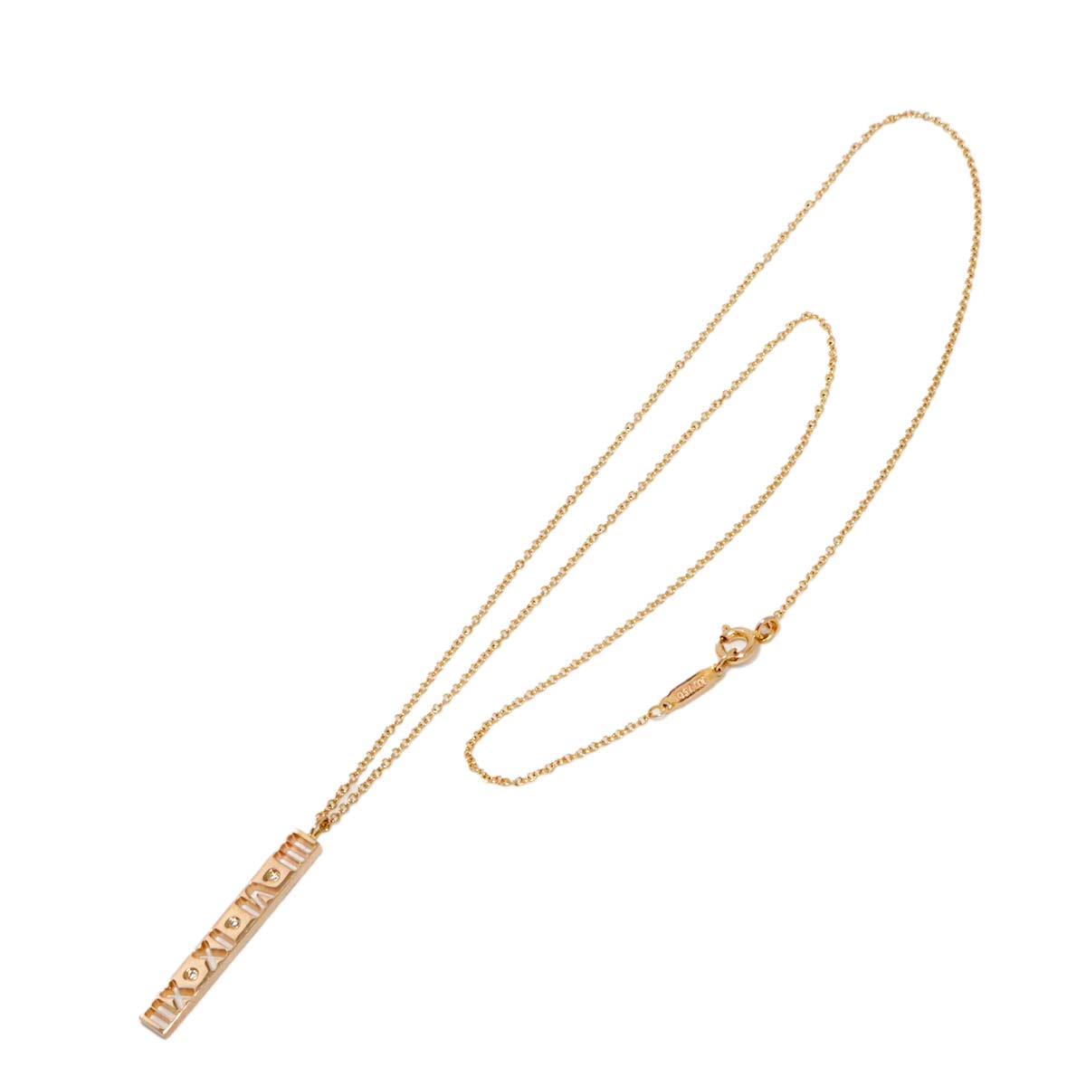 Atlas Diamond Necklace 18K Pink Gold 750