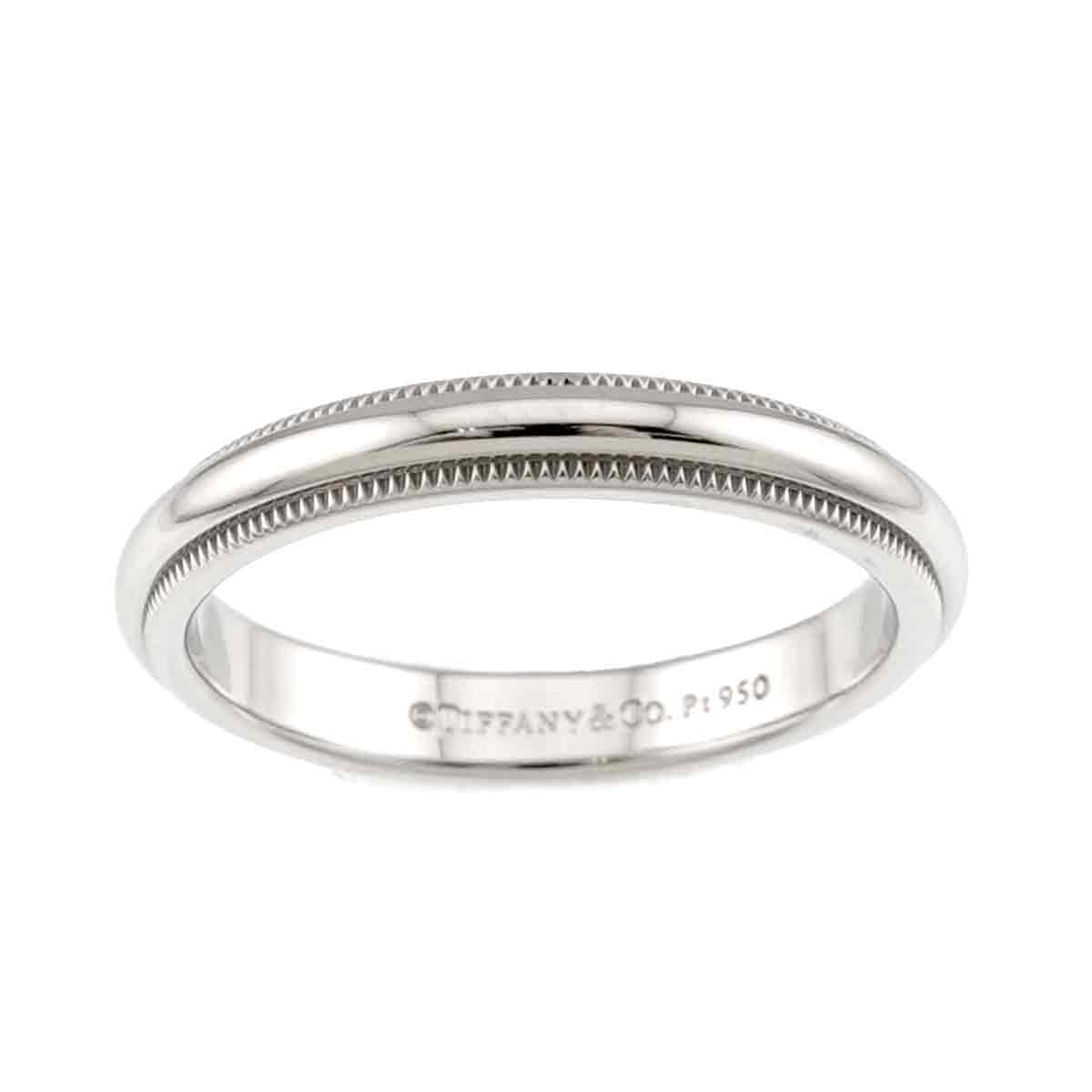 Milgrain Band Ring Pt Platinum Size6.75(US)