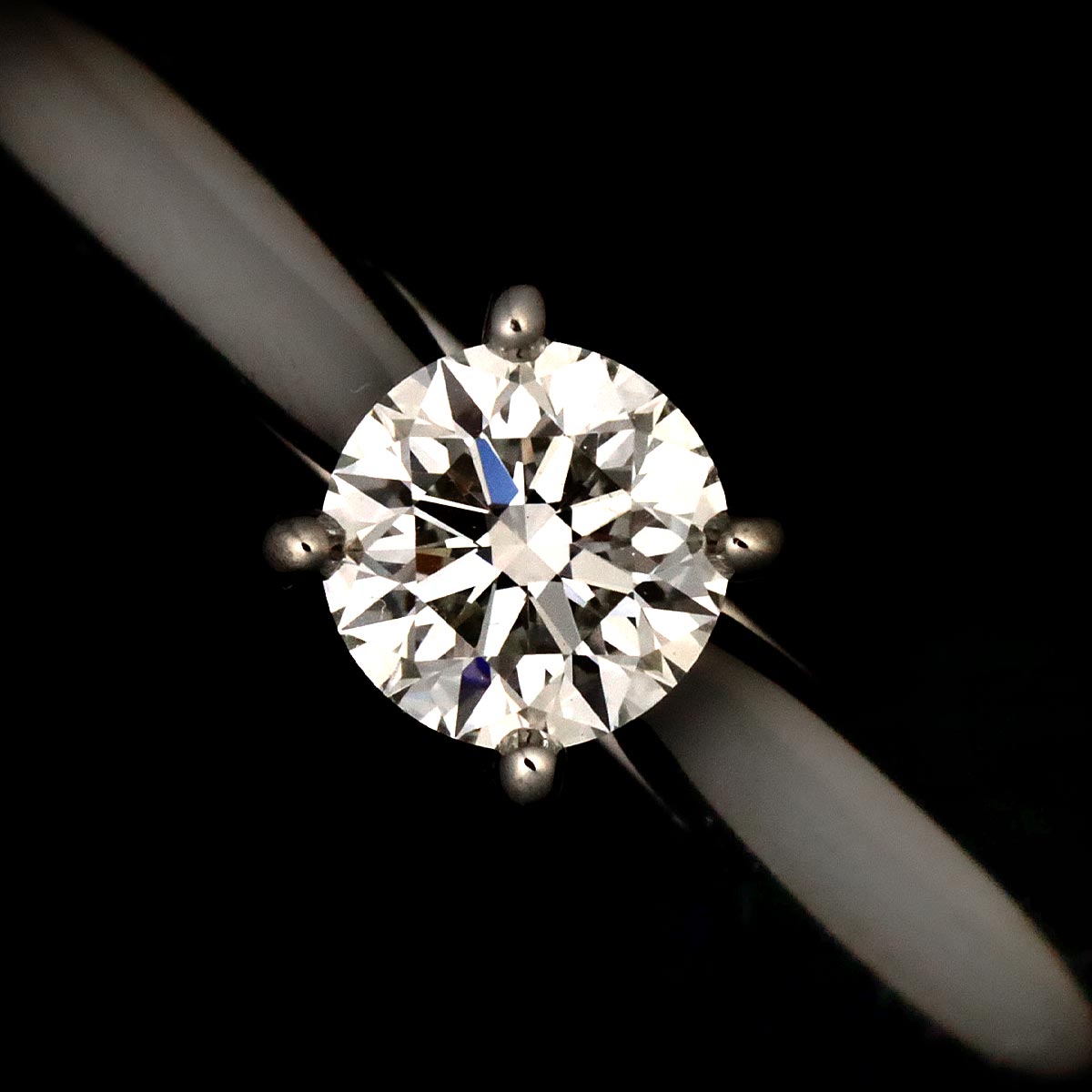 Diamond 0.31ct F/VS1/3EX Ring Platinum size53 6.25-6.5(US)