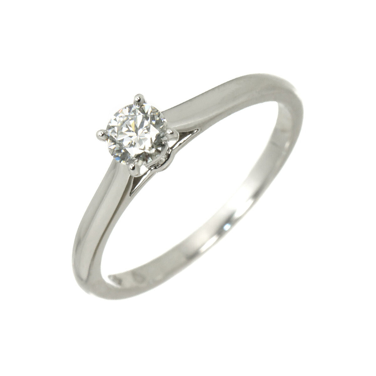 Diamond 0.31ct F/VS1/3EX Ring Platinum size53 6.25-6.5(US)
