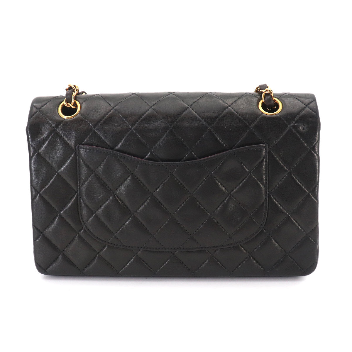 Matelasse 25 Chain Shoulder Bag Leather Black A01112 Vintage
