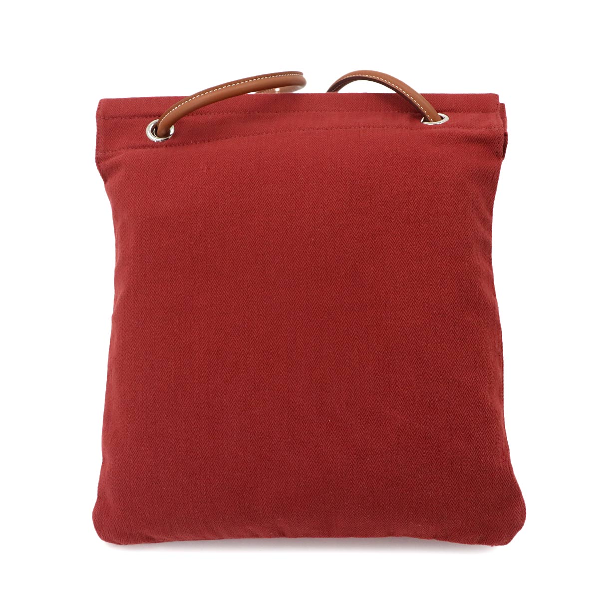 Sac Aline MM Shoulder Bag Toile Chevron Swift Rouge H Gold