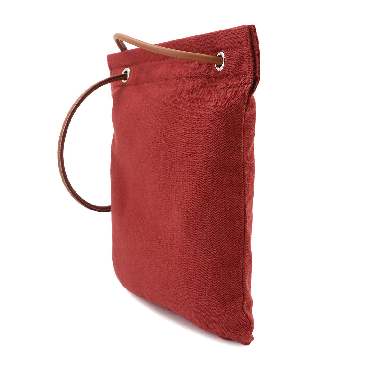 Sac Aline MM Shoulder Bag Toile Chevron Swift Rouge H Gold