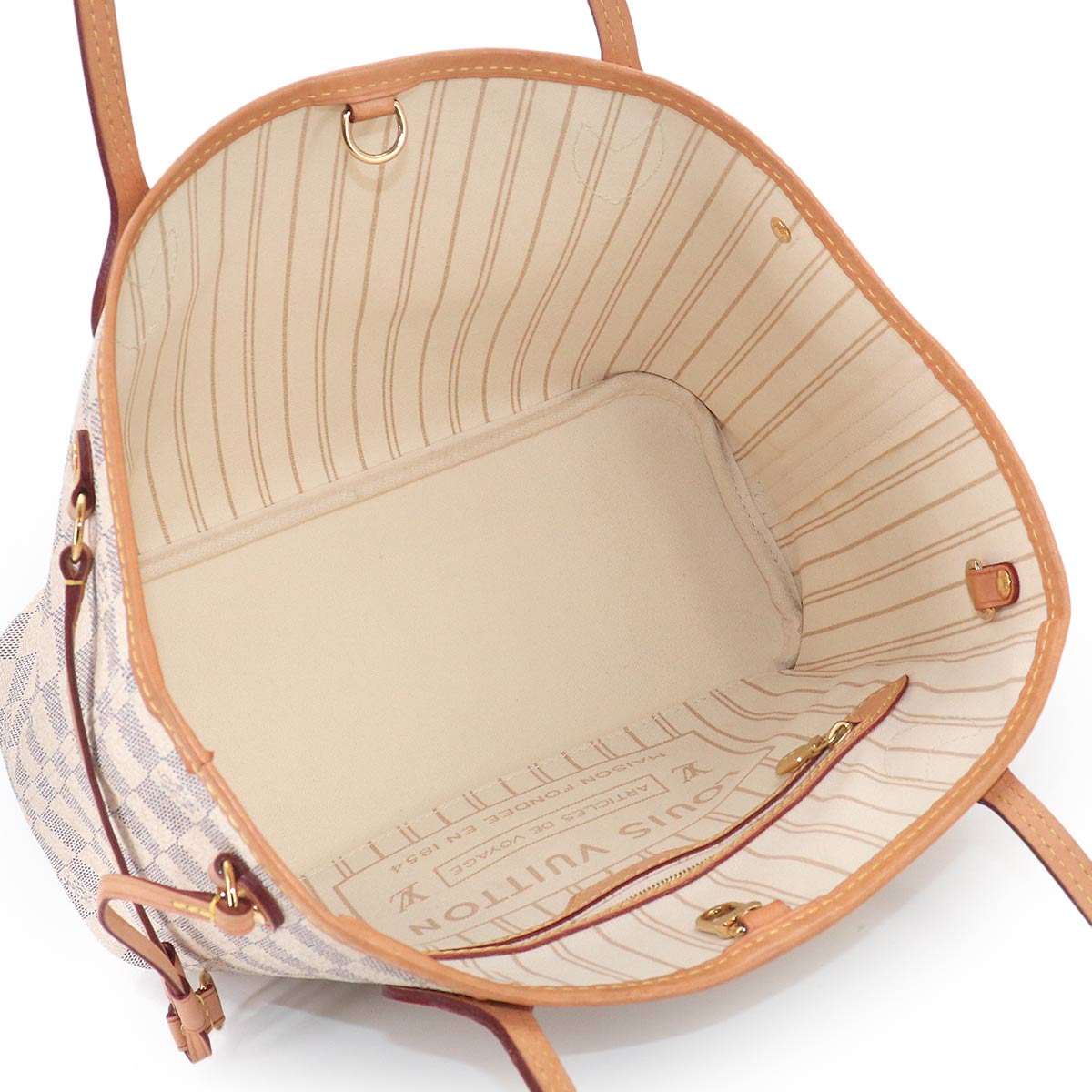 Damier Azur Neverfull PM Tote Bag Purse N41362