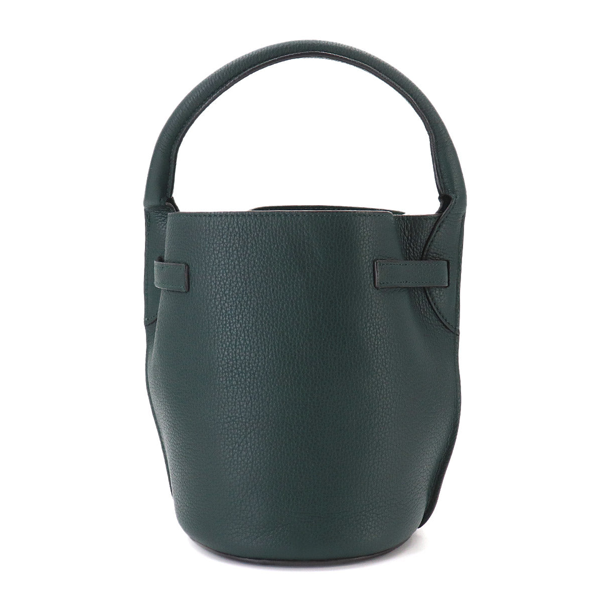 Big Bag Bucket Nano Hand Shoulder Bag Leather Green 187243
