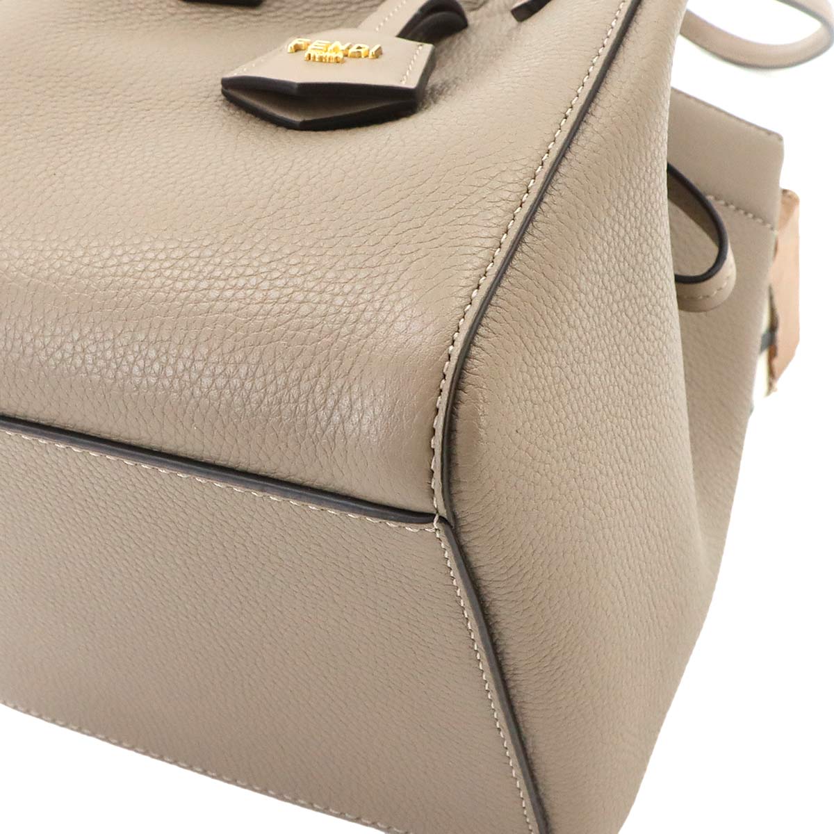 ORIGAMI Small Shoulder Bag Leather Beige 8BS083 Purse