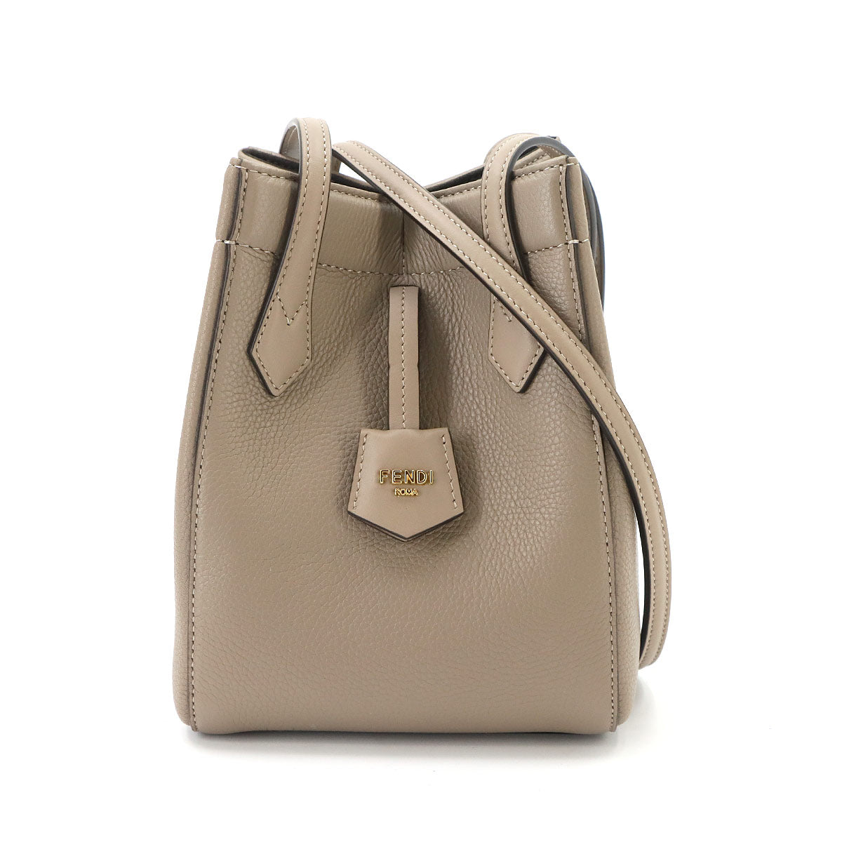 ORIGAMI Small Shoulder Bag Leather Beige 8BS083 Purse