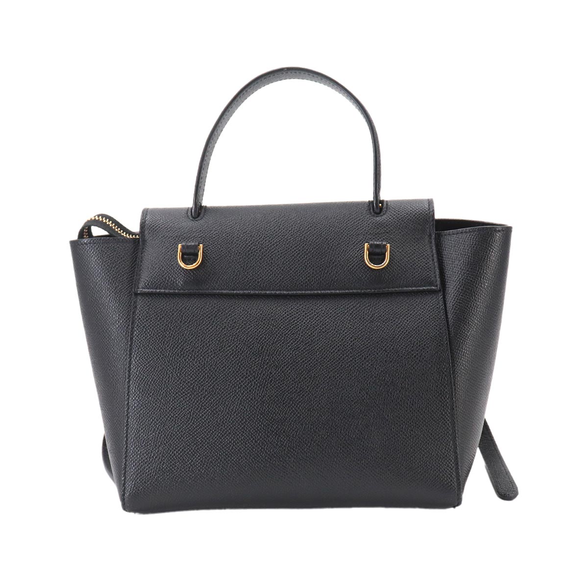 Belt Bag Nano Hand Shoulder Bag Leather Black 189003
