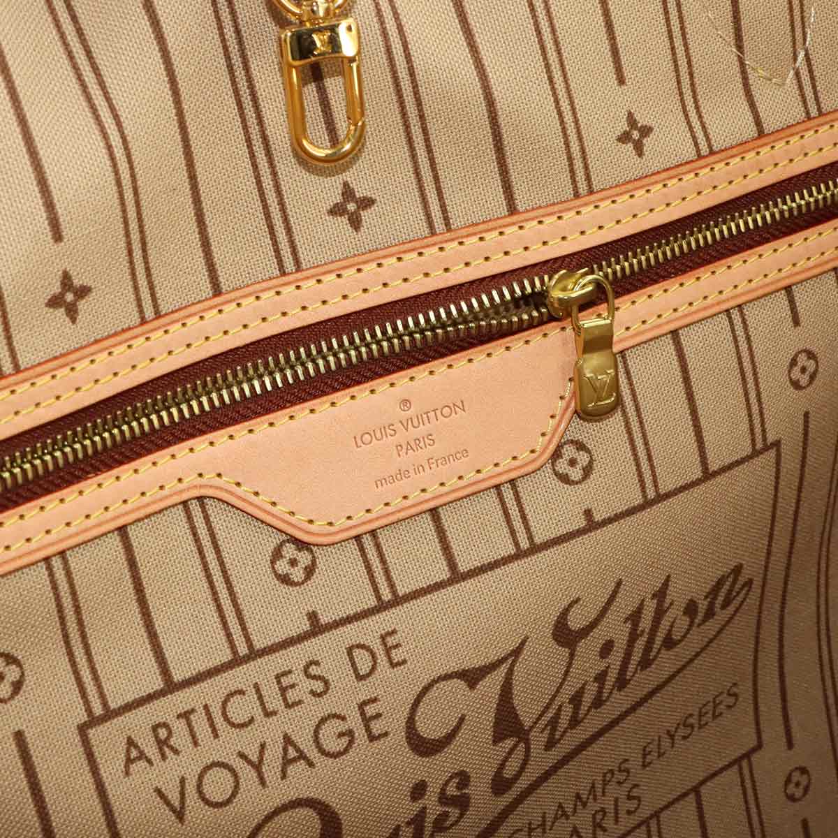 Monogram Neverfull GM Tote Bag Brown M40157 Purse