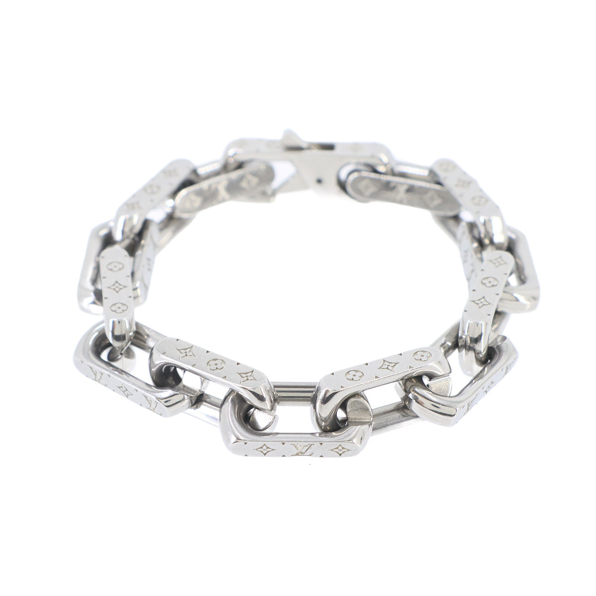 Monogram Chain Bracelet Silver M00308 Accessory