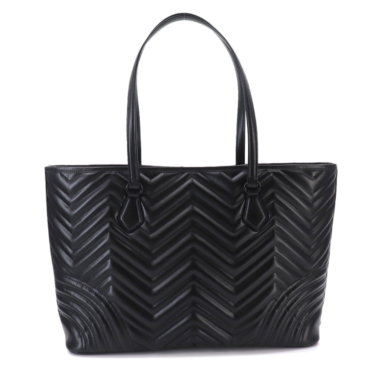 GG Marmont Quilting Large Tote Bag Leather Black 739684 Purse