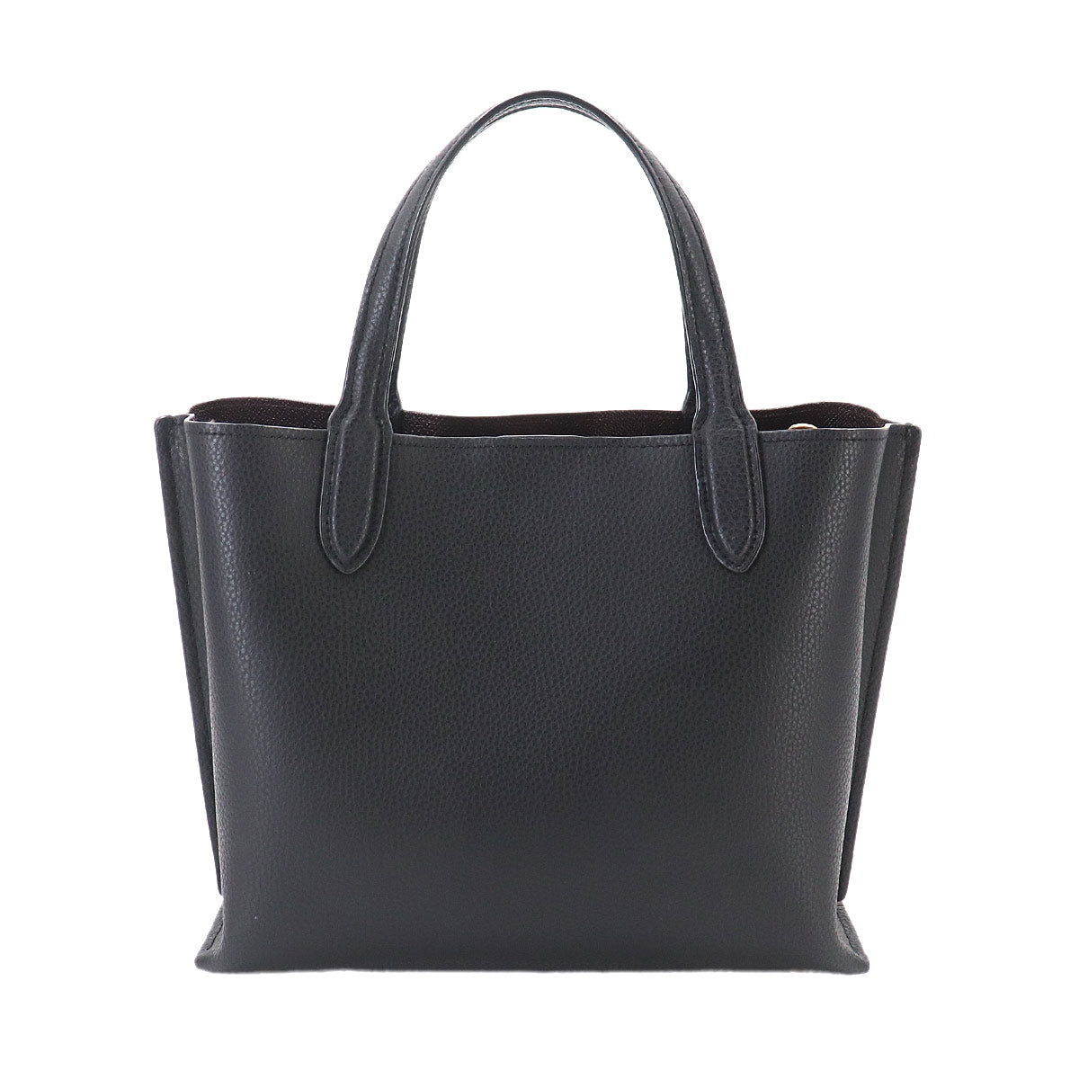 Willow Tote 24 2way Shoulder Bag Leather Black C8869 Purse