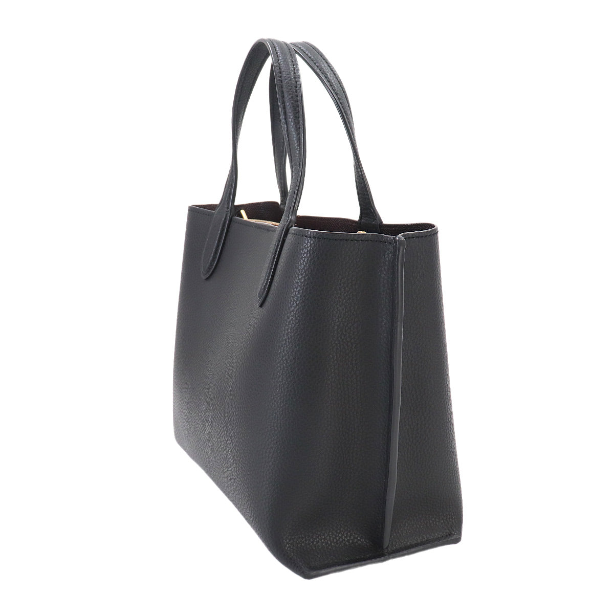 Willow Tote 24 2way Shoulder Bag Leather Black C8869 Purse