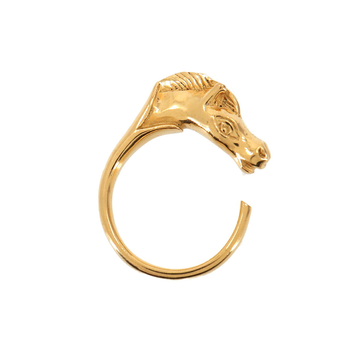 Horse Cheval Ring Gold Accessory