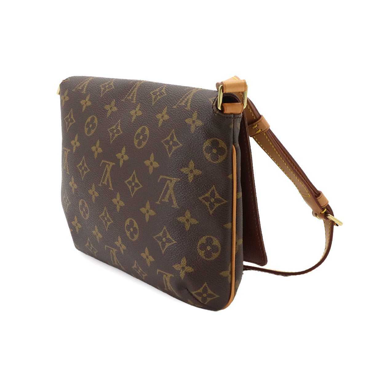 Monogram Musette Tango Short Shoulder Bag Brown M51257