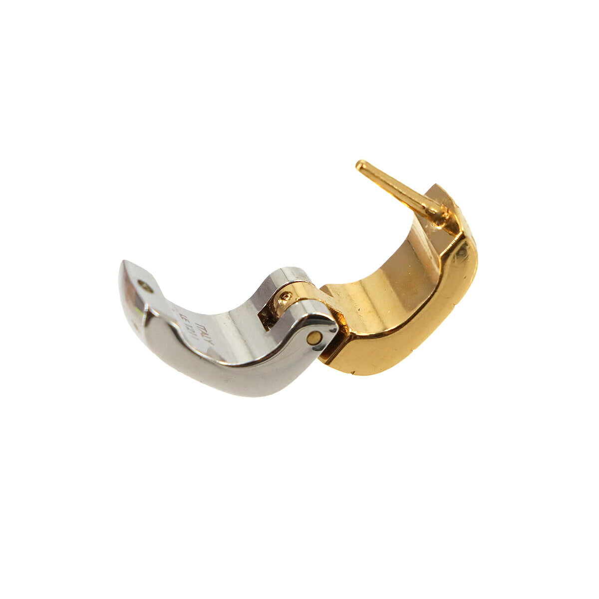 Nanogram Earrings Gold Silver M00397 Accessory