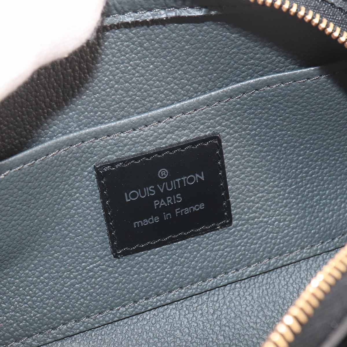 Epi Dauphine PM Pouch Leather Noir M48442 Purse