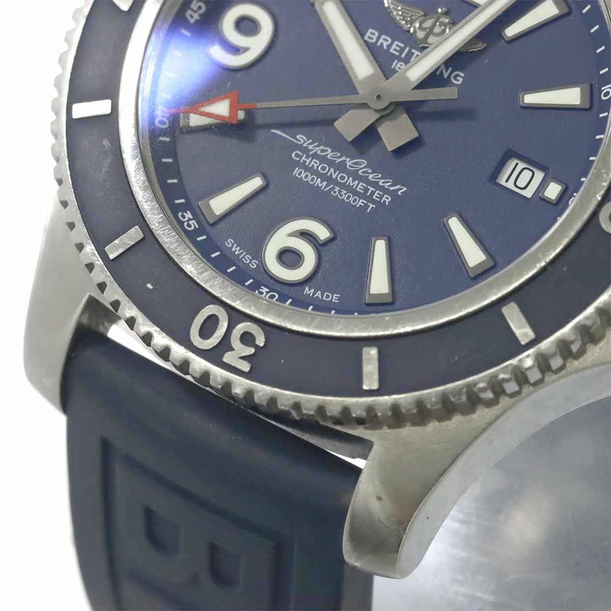Super Ocean Automatic 44 A17367 Blue Dial Mens Watch
