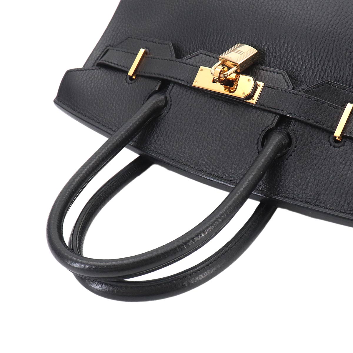 Birkin 30 Hand Bag Ardennes Black Purse
