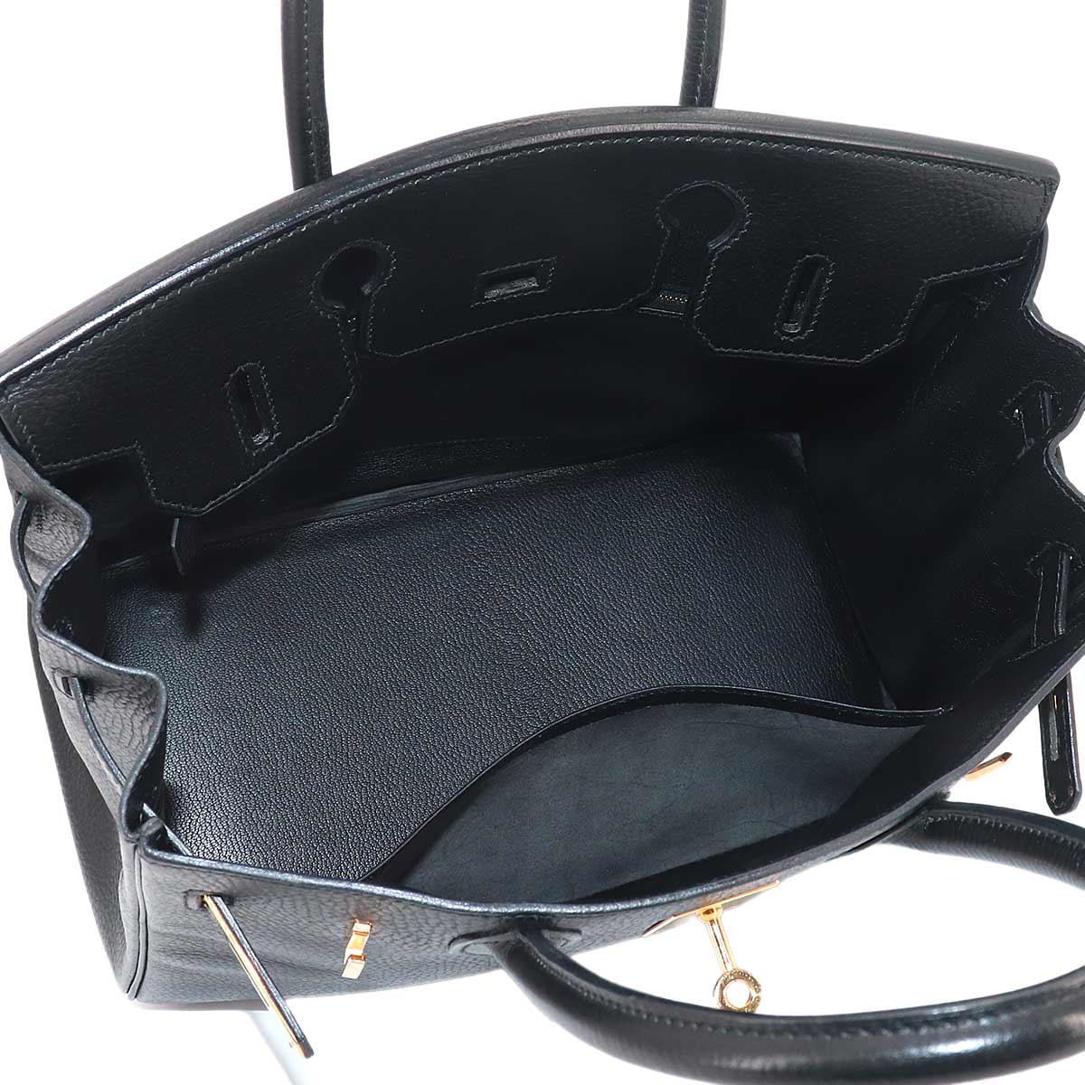 Birkin 30 Hand Bag Ardennes Black Purse