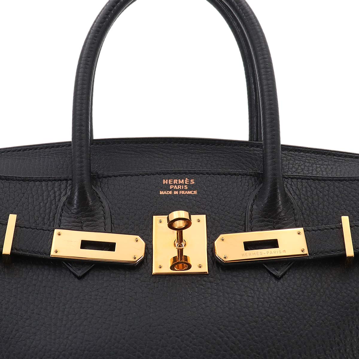 Birkin 30 Hand Bag Ardennes Black Purse