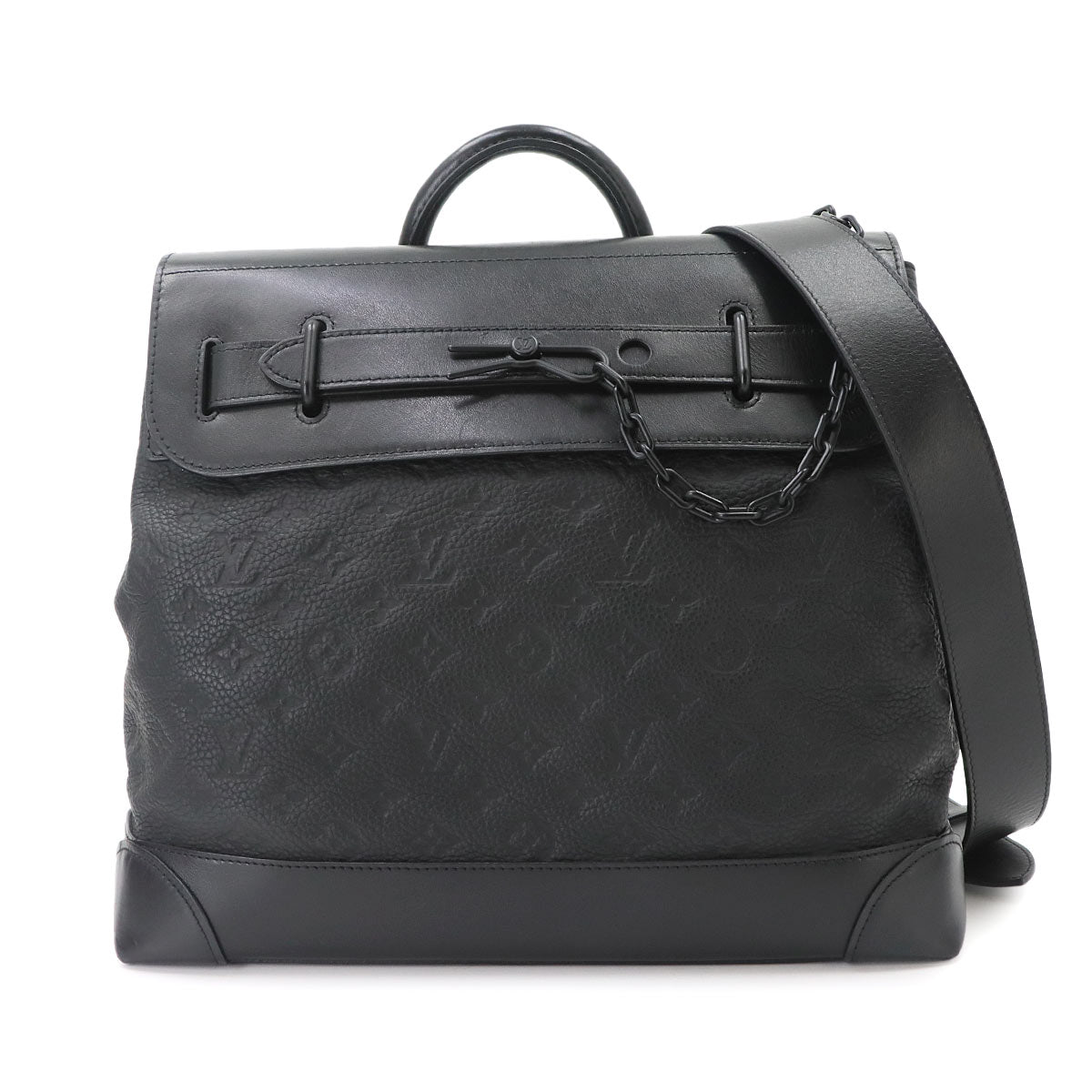 Monogram Taurillon Steamer PM Hand Shoulder Bag M55701