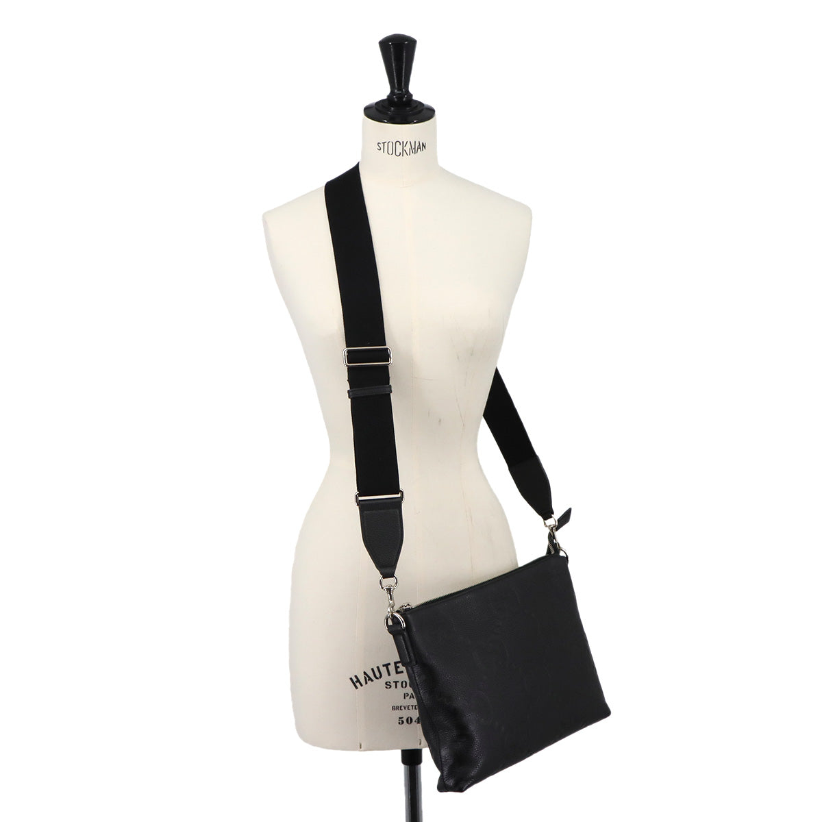 Jumbo GG Shoulder Bag Leather Black 696009 Purse