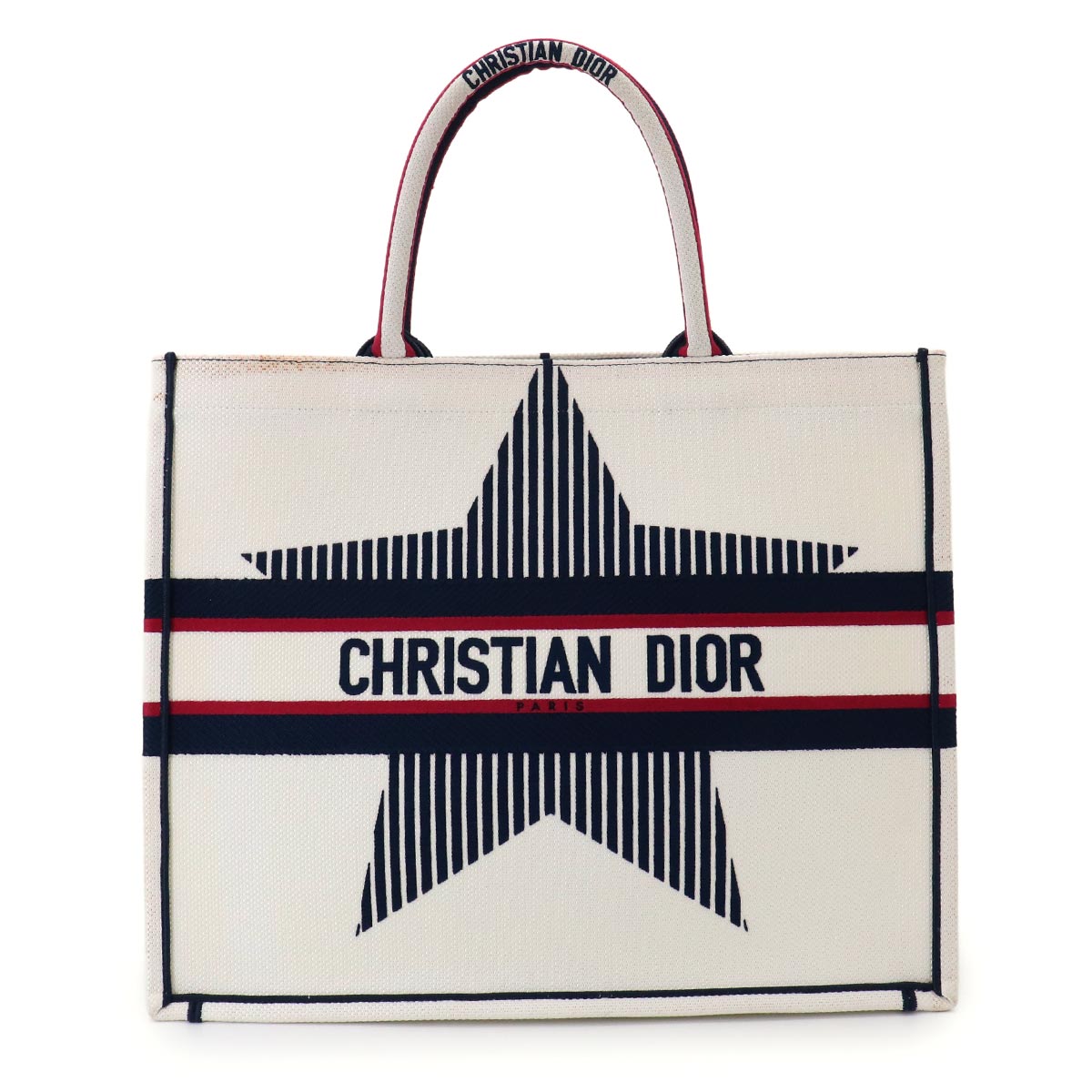 Alps Book Tote Large Bag Canvas White M1286ZRSE
