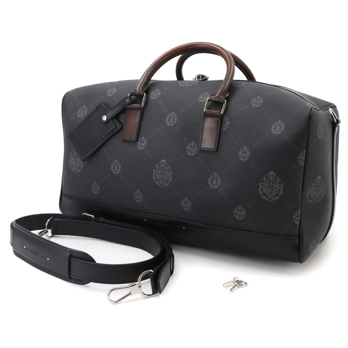 Week Off MM Boston Trave Shoulder Bag PVC Leather Travel