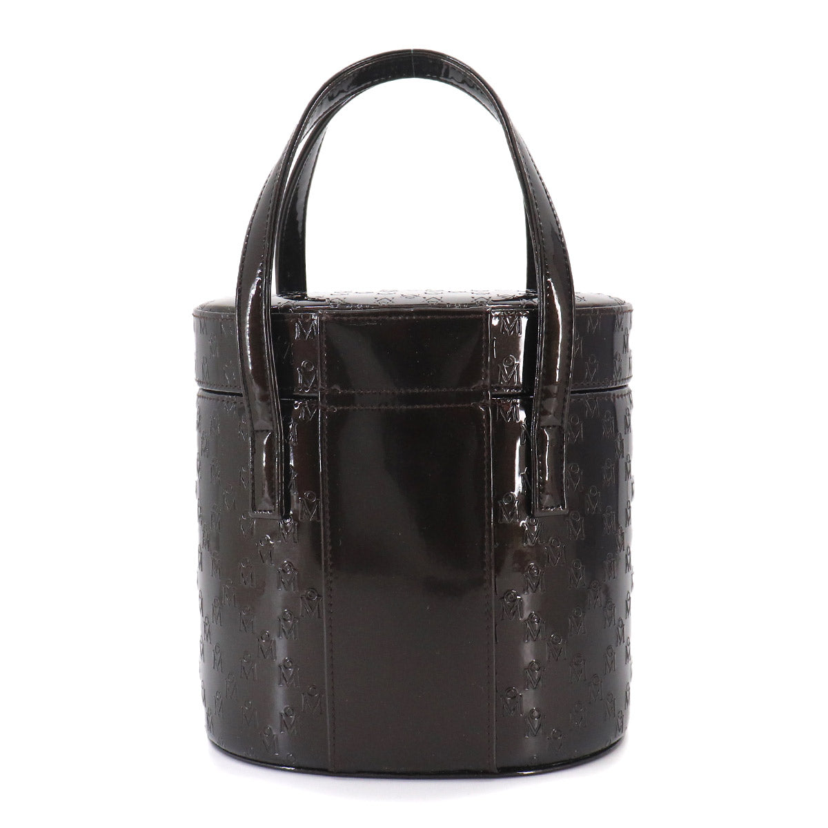 Hand Bag Patent leather Dark Brown Purse