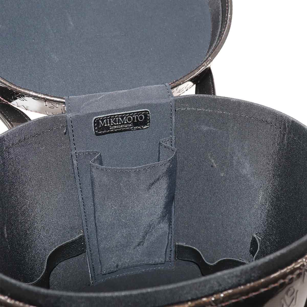 Hand Bag Patent leather Dark Brown Purse