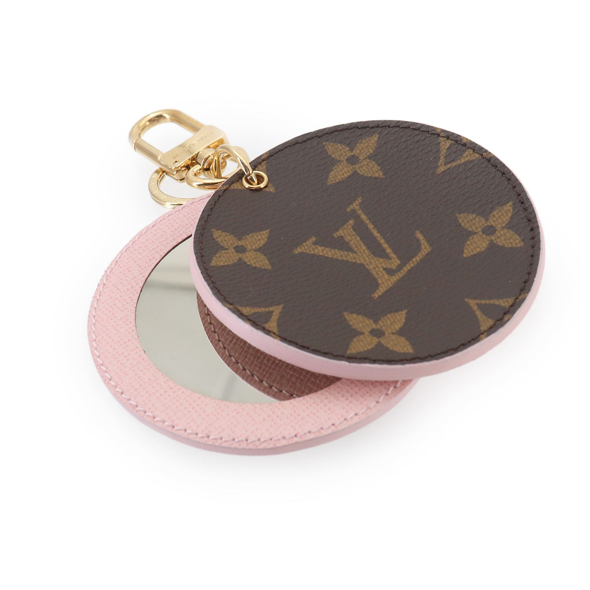 Bag Charm LV Mirror Monogram Rose Ballerine M68003