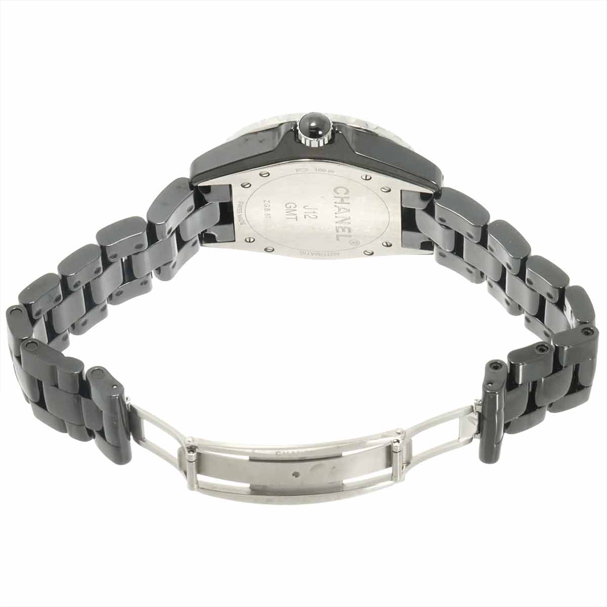 J12 GMT H3102 38mm Automatic Black Ceramic Mens Watch