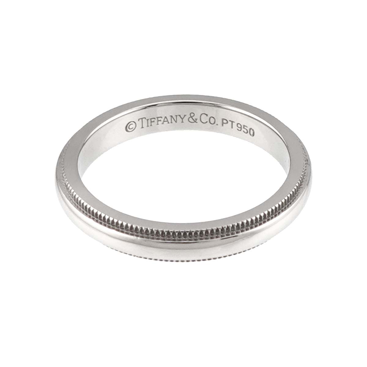 Milgrain Band Ring Pt Platinum Size5.25-5.5(US)
