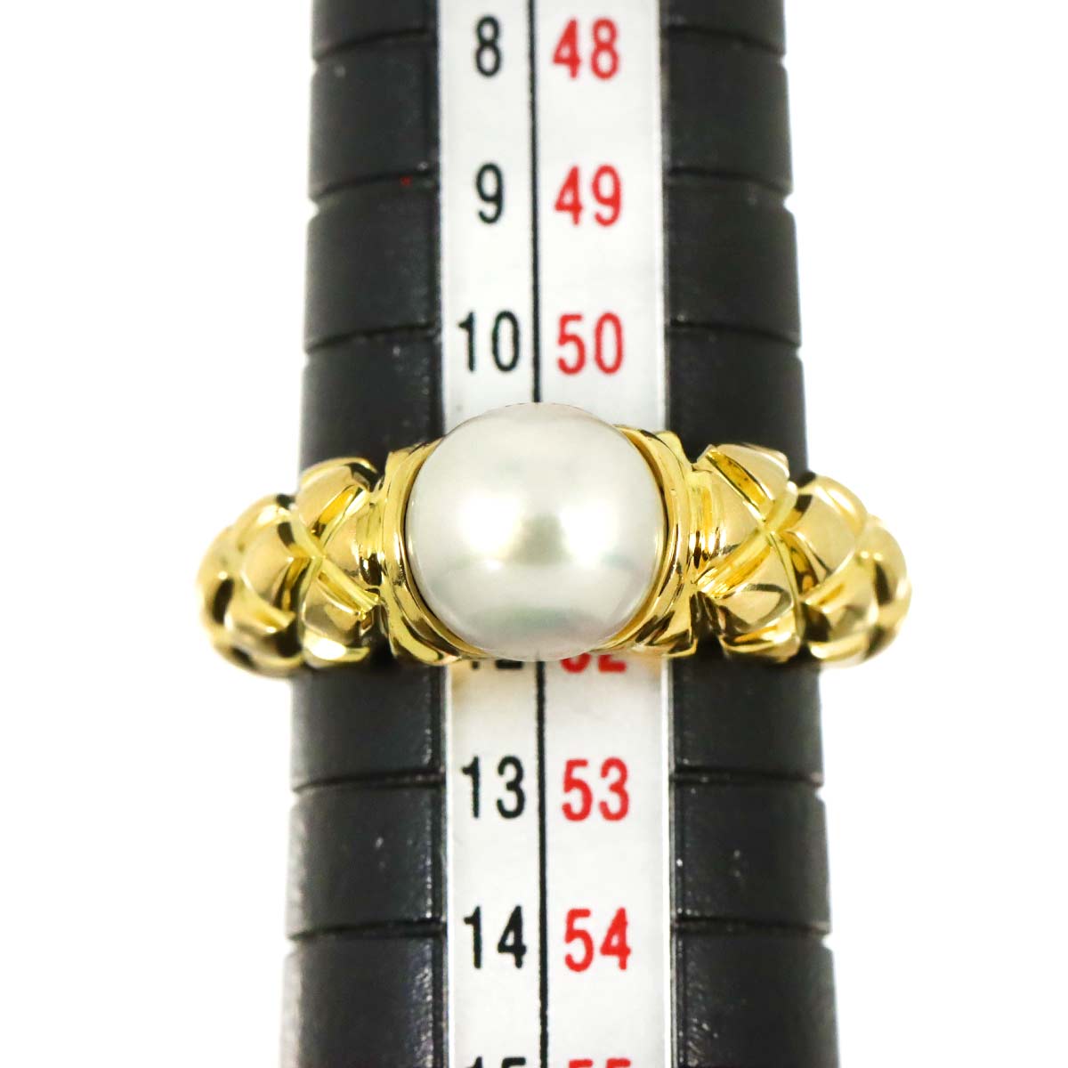 Akoya Pearl Ring 18K YG 750 Size5.75-6(US)