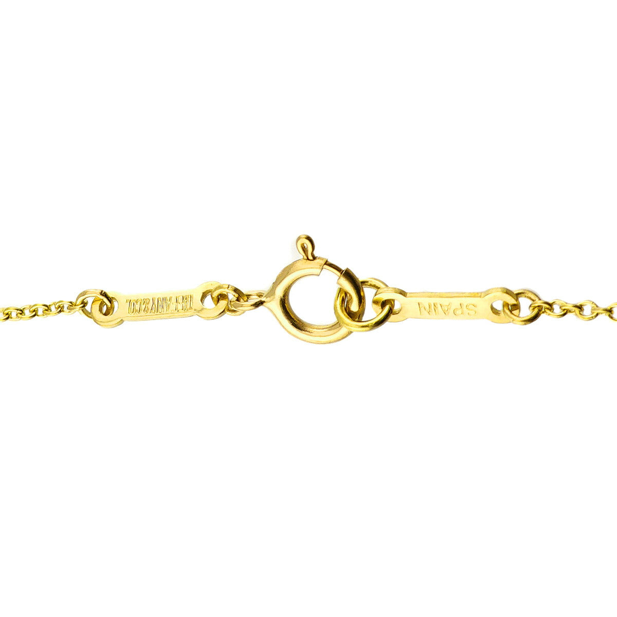 Open Heart Necklace 18K Yellow Gold 750