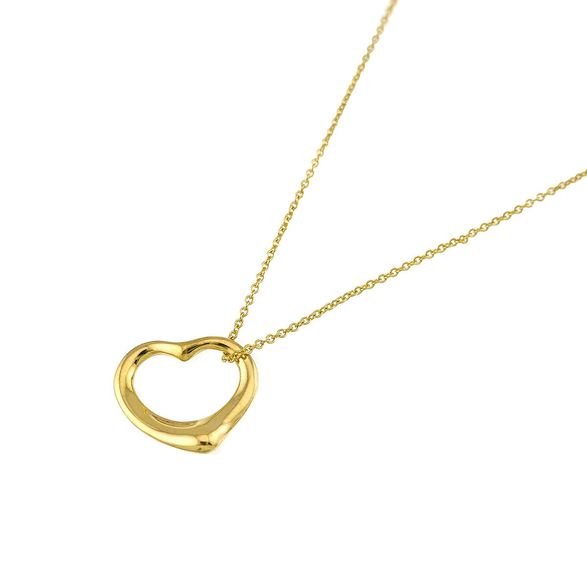 Open Heart Necklace 18K Yellow Gold 750