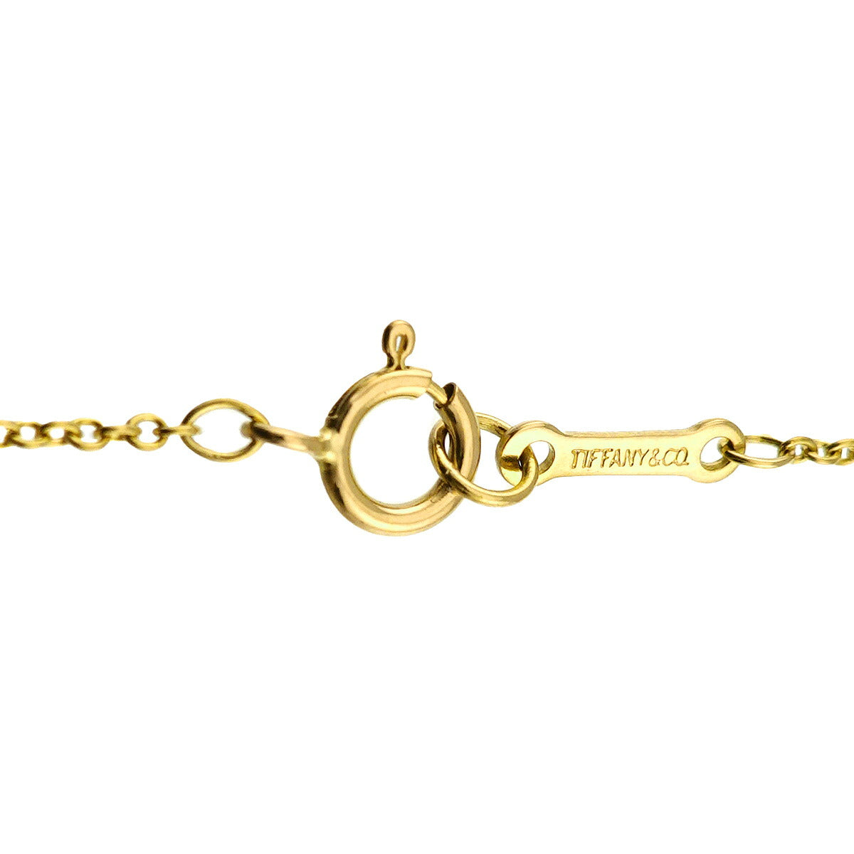 Open Heart Necklace 18K Yellow Gold 750