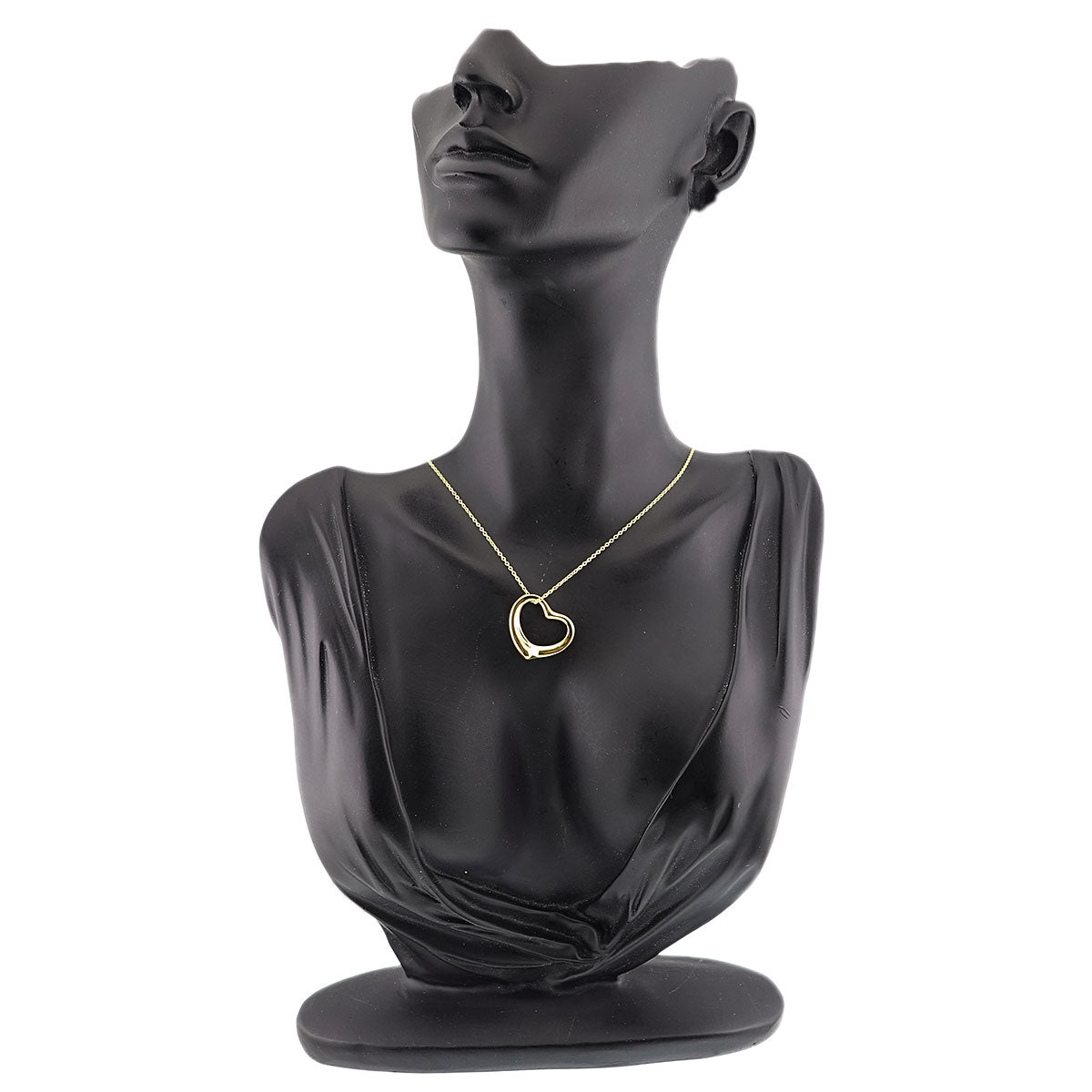 Open Heart Necklace 18K Yellow Gold 750